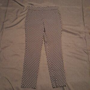 ANNE KLEIN Black Slim-fit Ankle Pants Size 10